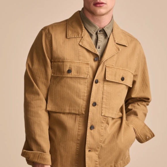 Lucky Brand Military Shirt Jacket NWT - Picture 1 of 2